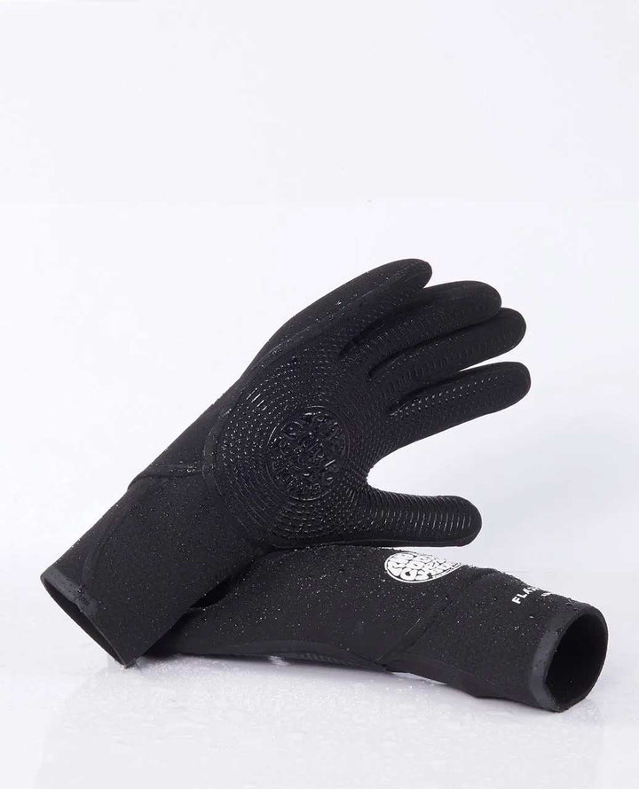 Ripcurl Flashbomb 3/2mm 5 Finger Glove - Black 2