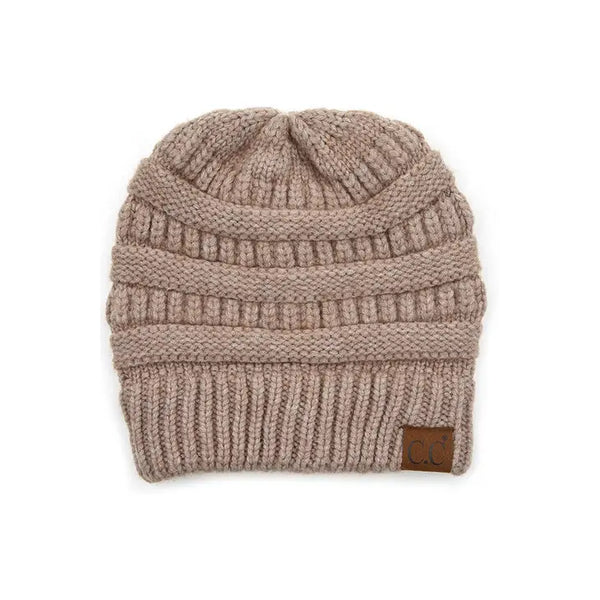 C.C Mixed Soft Yarn Knit Beanie