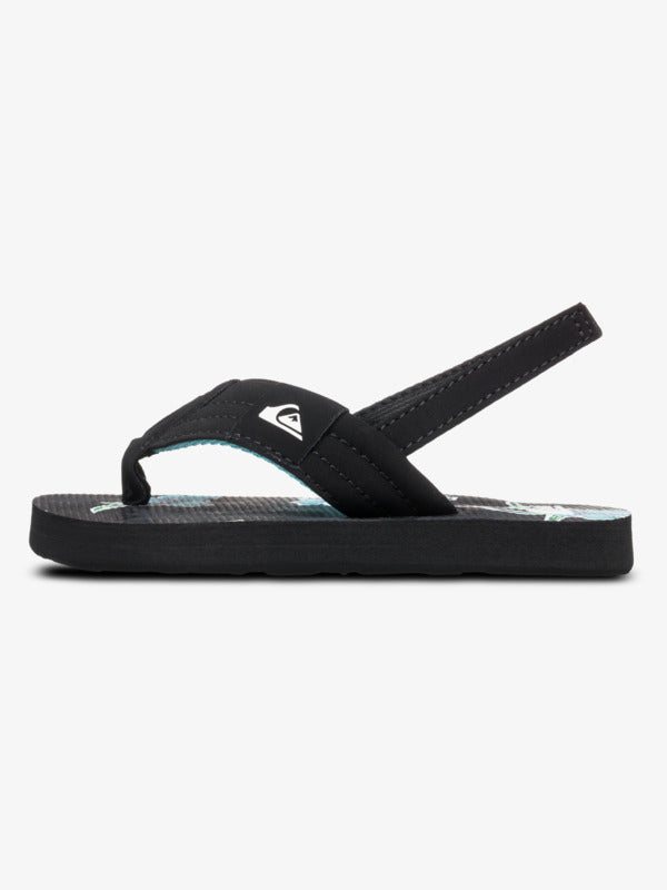 Quiksilver Toddler Molokai Layback Sandal Black - side view