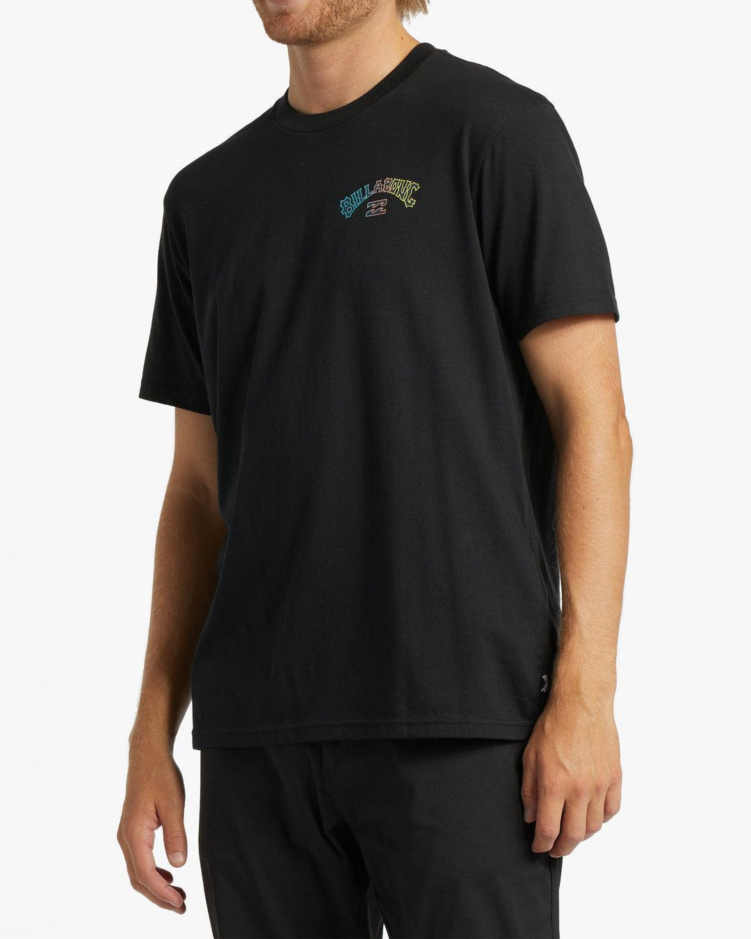 Billabong Men's Arch Fill Tee Black pic 5 | SoHa Surf Shop