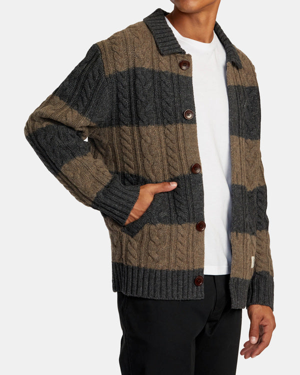 RVCA Men’s Chefs Kiss Cardigan