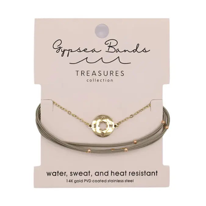 Gypsea Bands 14K Gold Bracelet Set - Compass