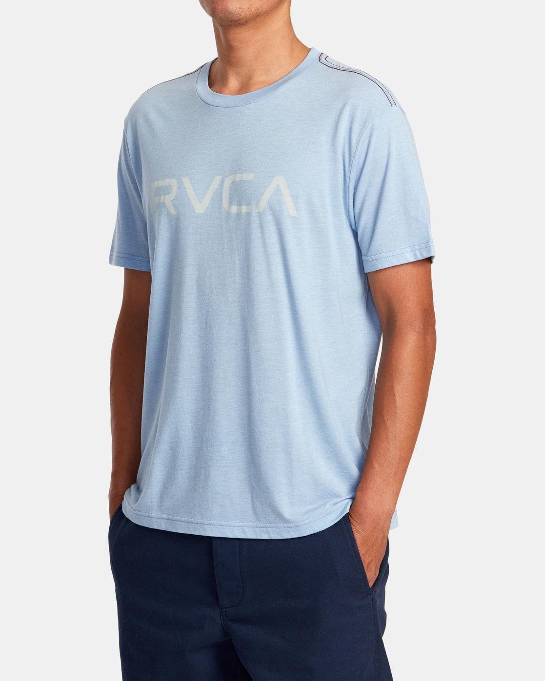 RVCA Men's Big Baseball T-Shirt, Athletic/Red, Small 