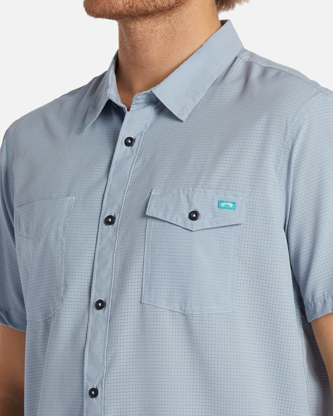 A/Div Surftrek Perf Button Shirt - SoHa Surf Shop