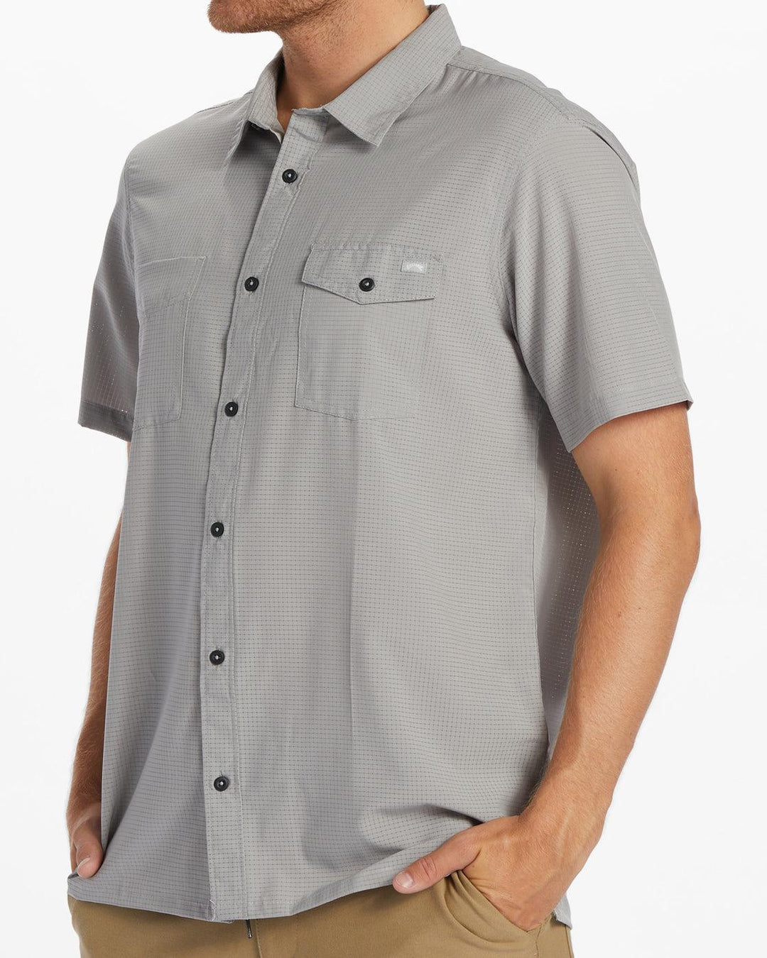 A/Div Surftrek Perf Button Shirt - SoHa Surf Shop