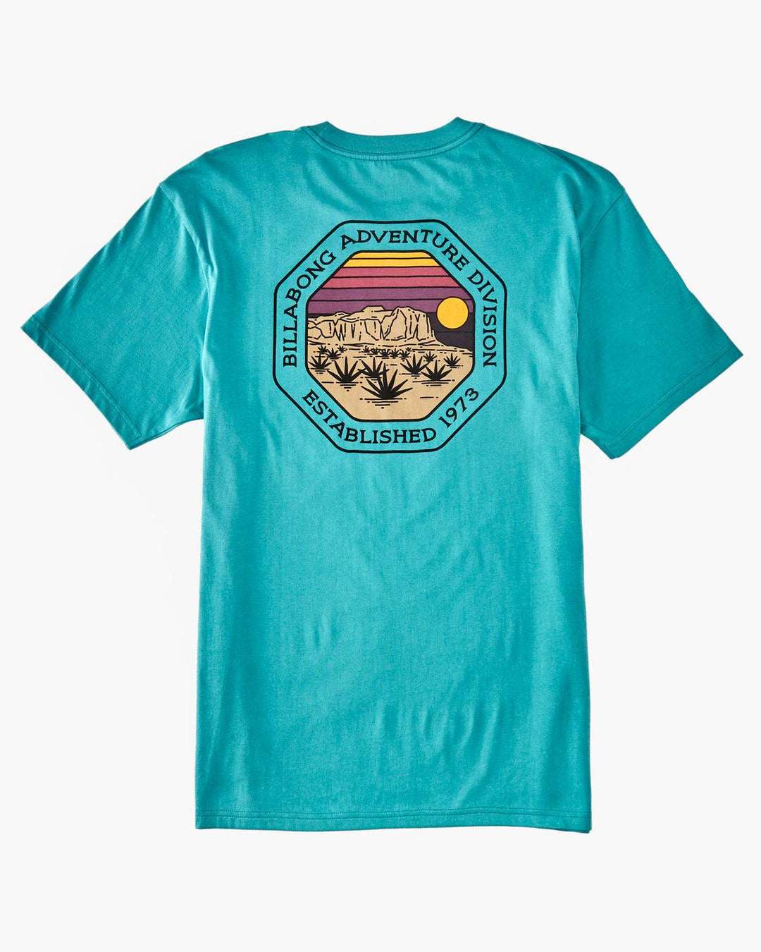 Billabong Men's Rockies Tshirt Seagreen pic 1 | SoHa Surf Shop