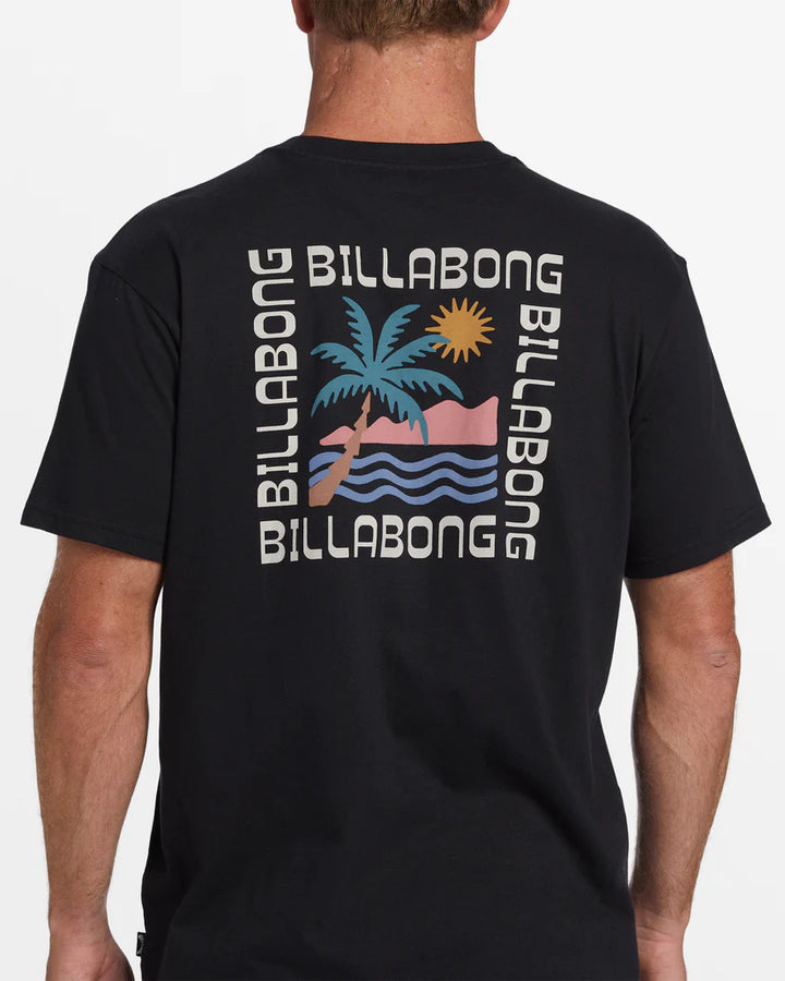 Billabong Men's Troppo Pocket Tee Black pic 1 | SoHa Surf Shop