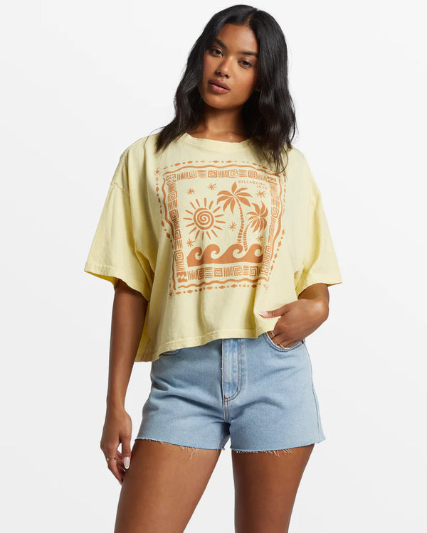 Women's Billabong Better Together Oversized Crop Tee