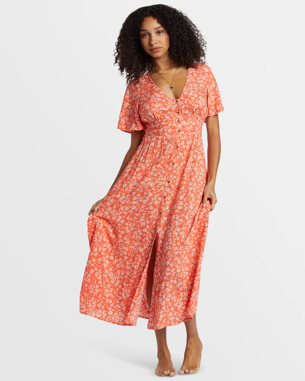 Billabong Women's Floral Dreamer Maxi Dress