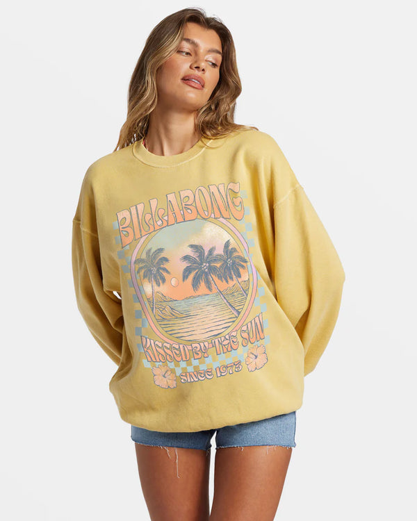 Billabong Women’s Ride In Crew Sweatshirt