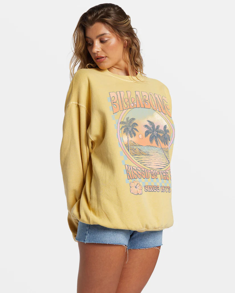 Billabong Women’s Ride In Crew Sweatshirt