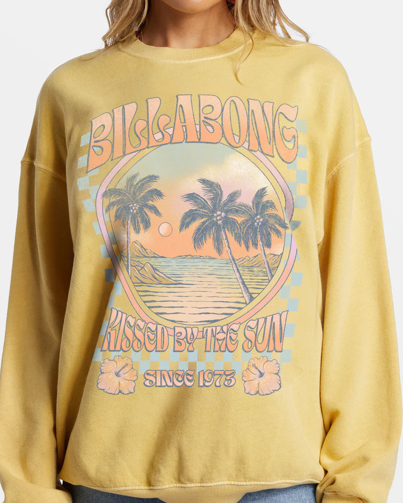 Billabong Women’s Ride In Crew Sweatshirt