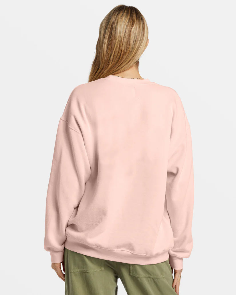 Billabong Women's Ride In Oversized Crewneck Sweatshirt