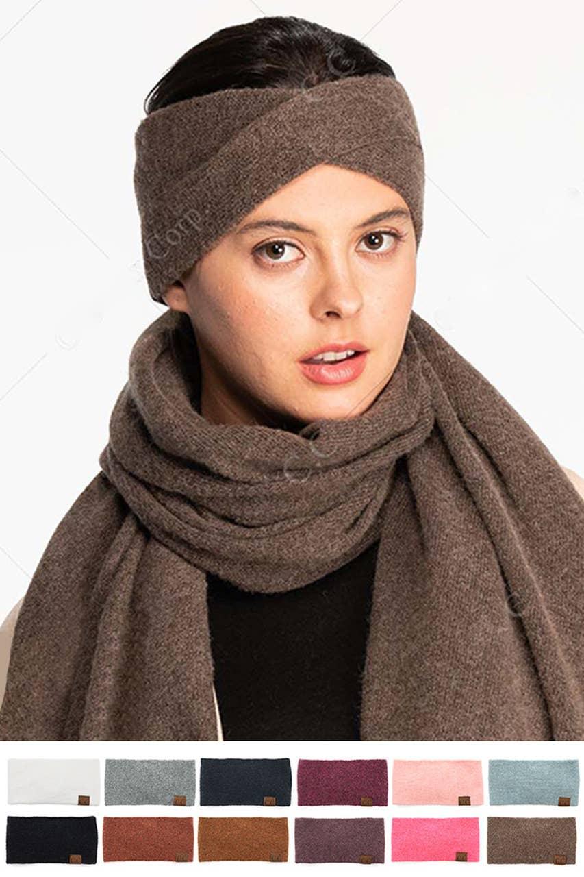 C.C Soft Recycled Fine Yarn Cuff Headwrap - SoHa Surf Shop