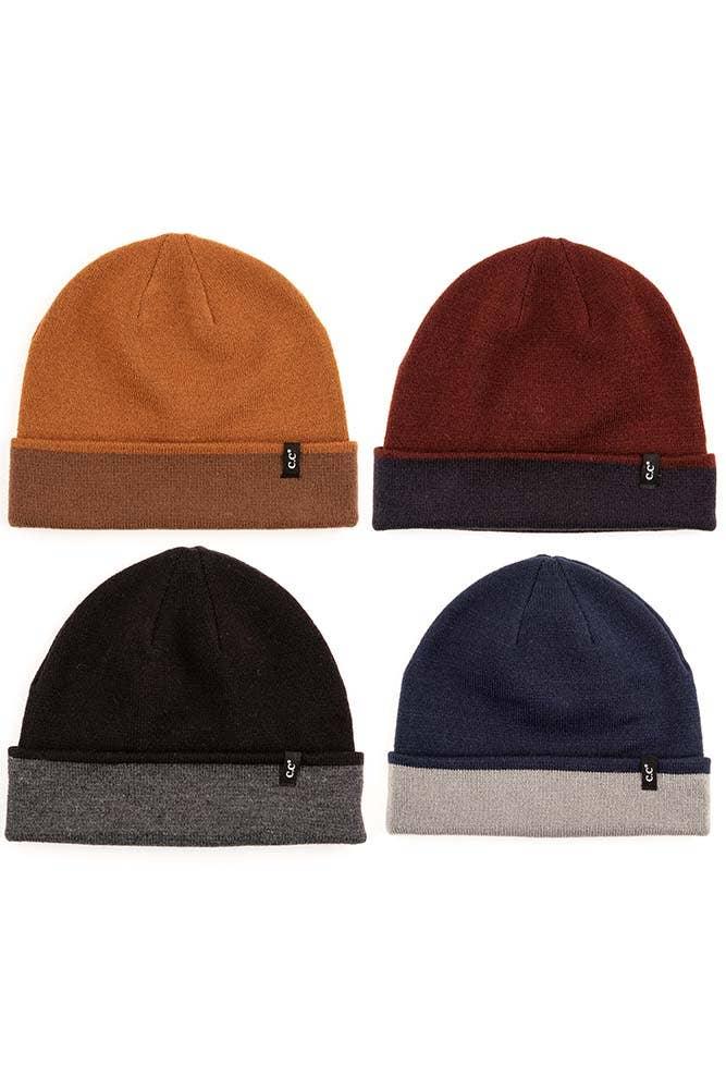 C.C Two Tone Reversible Beanie - SoHa Surf Shop