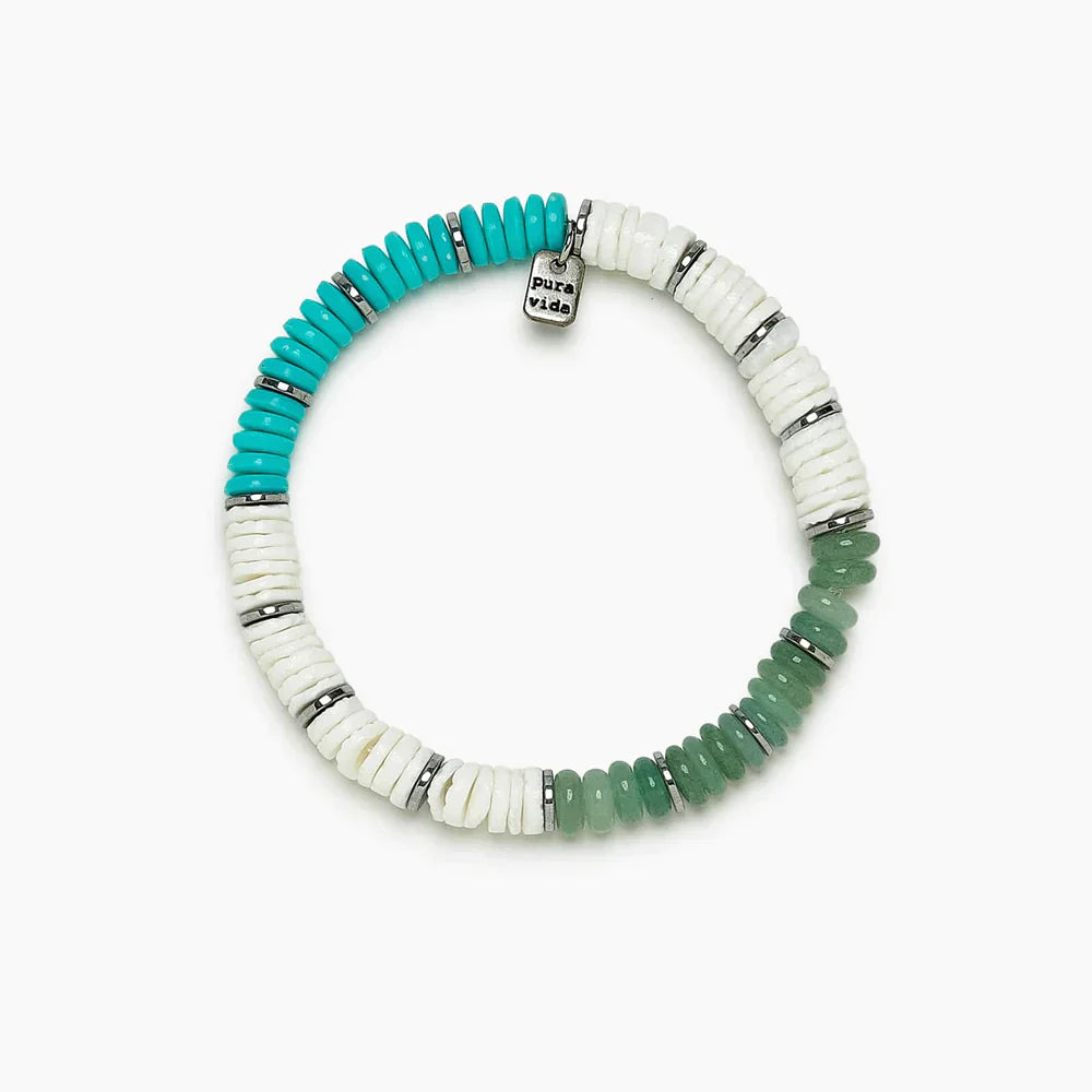 Carmel Mixed Bead Bracelet - SoHa Surf Shop