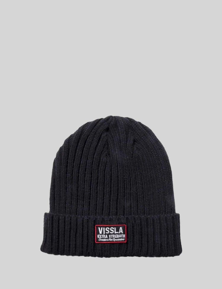 Vissla Mens Creators Horizon Eco Beanie in Black - alternate view