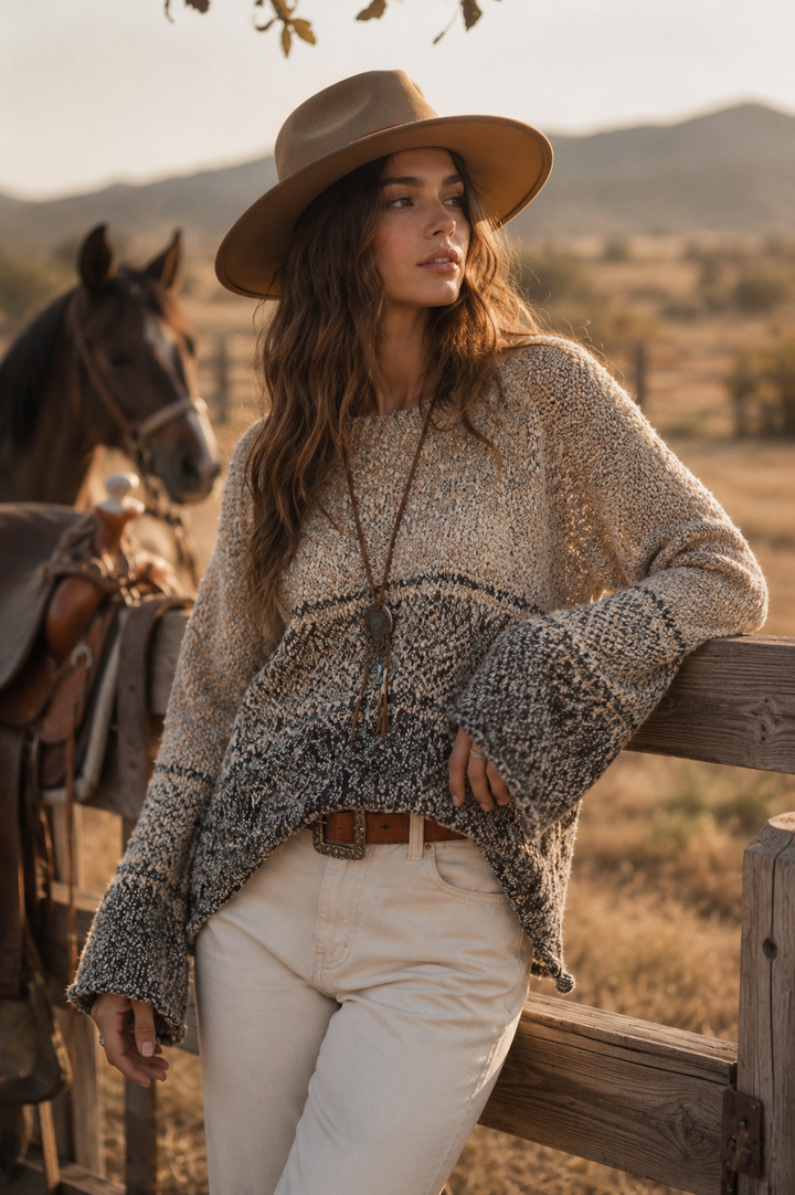 AEMI + CO - Fraya Ombre Sweater