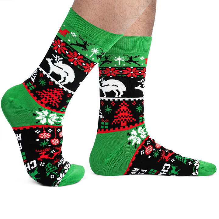 Lavley - Merry Christmas You Filthy Animal Socks