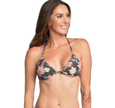 Island World Women’s Floral Slide Tri Bikini Top FINAL SALE - SoHa Surf Shop