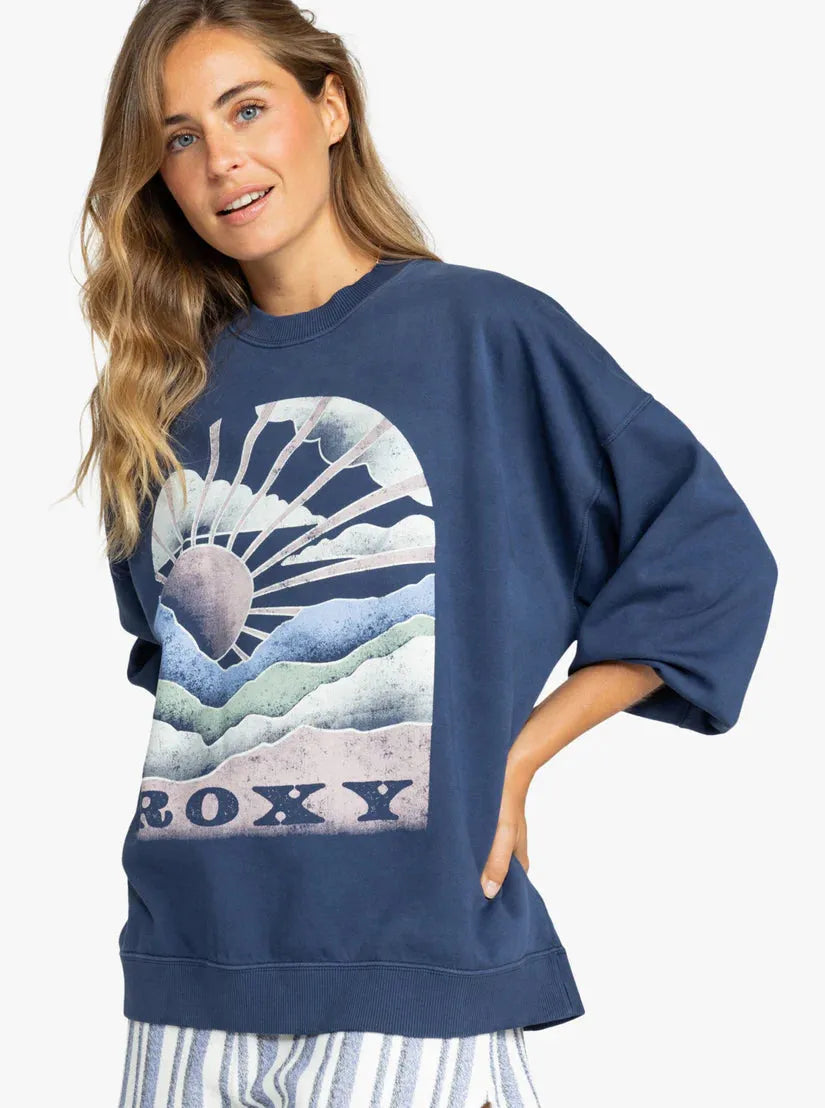 Lineup Oversized Crew Neck Sweatshirt - SoHa Surf Shop