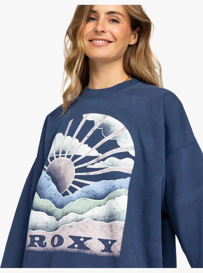 Lineup Oversized Crew Neck Sweatshirt - SoHa Surf Shop