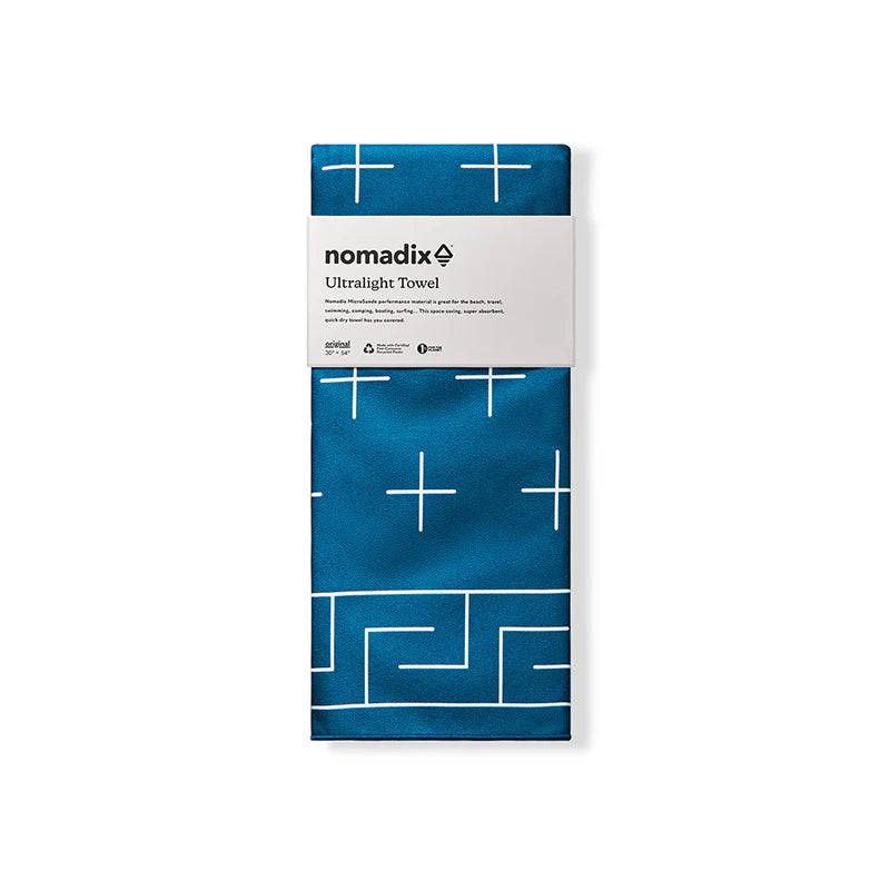 Nomadix Ultralight Towel: Barton Dark Blue1