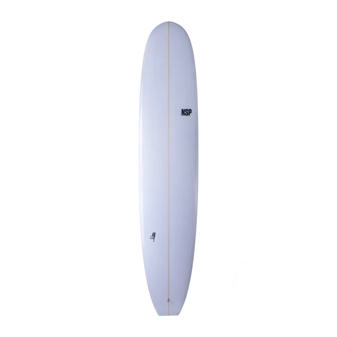 NSP 9'8 Sleepwalker Surfboard White pic 1 | SoHa Surf Shop