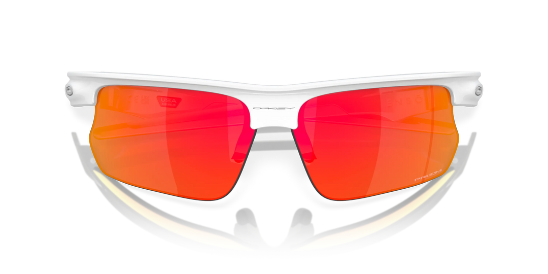 Oakley Bisphaera Polished White w/ Prizm Ruby - SoHa Surf Shop