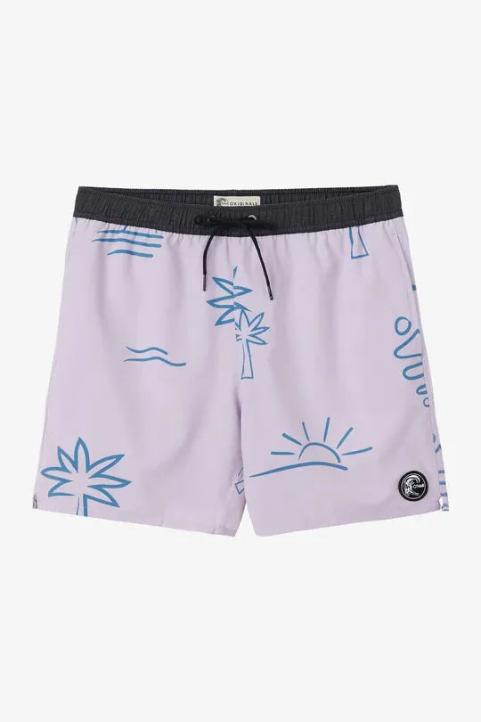 Oneill Men's Originals Volley 16” Boardshort Iris pic 1 | SoHa Surf Shop