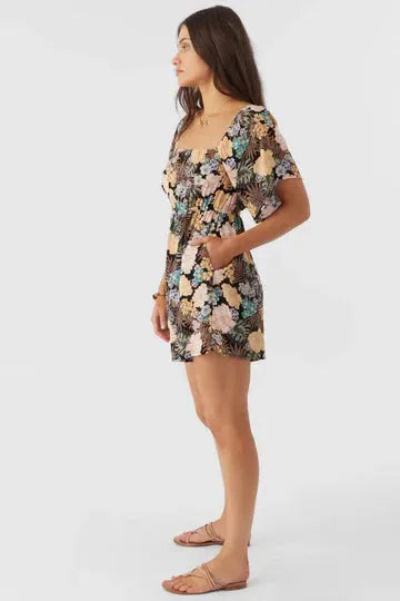 Oneill Women's Jaslynn Tropical Romper - SoHa Surf Shop
