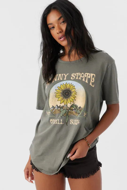 Oneill Women's Sunny State Oversized Tee - SoHa Surf Shop