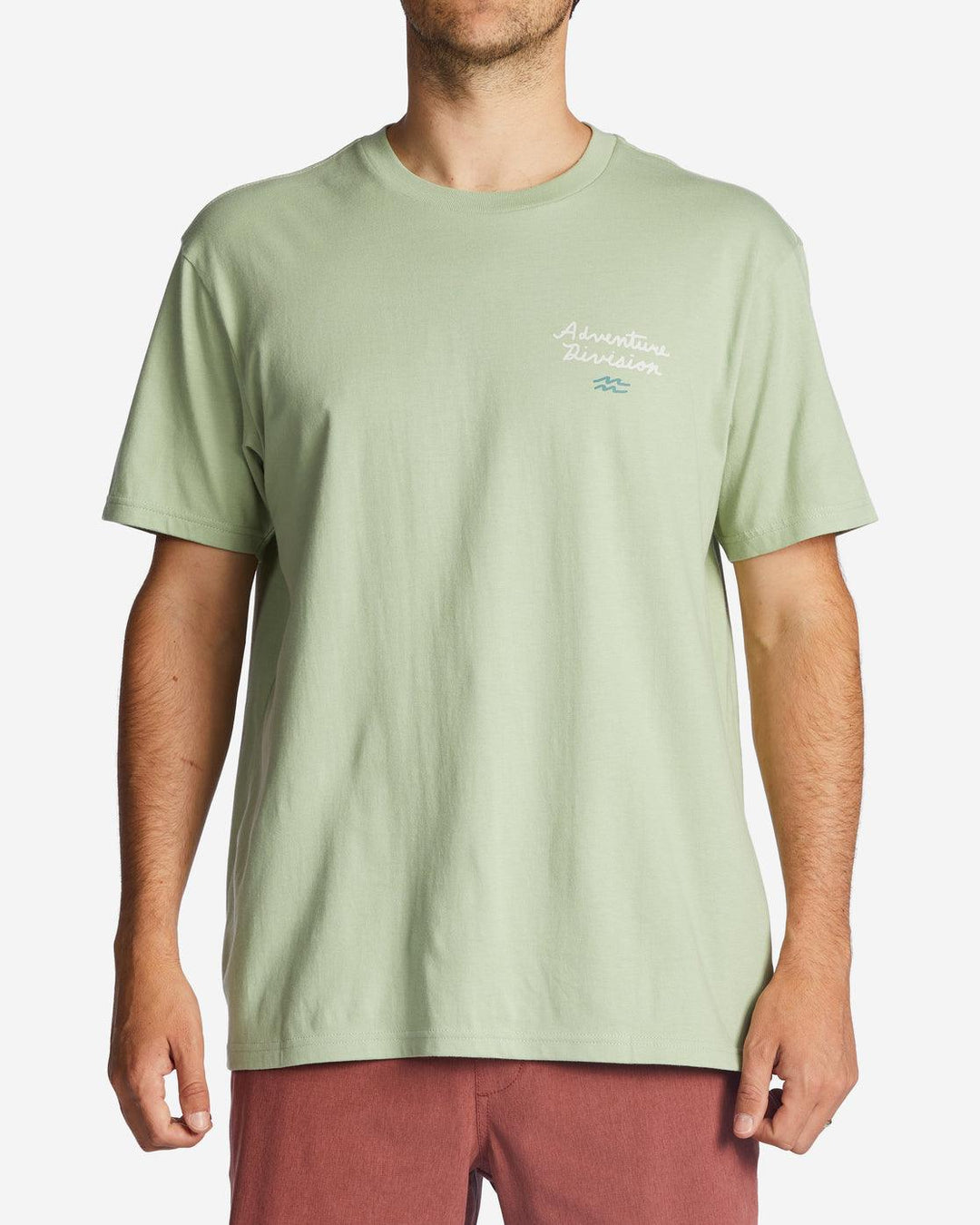 Panarama Tshirt Light Sage pic 2 | SoHa Surf Shop