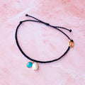 Pearl & Turquoise Charm Bracelet - SoHa Surf Shop