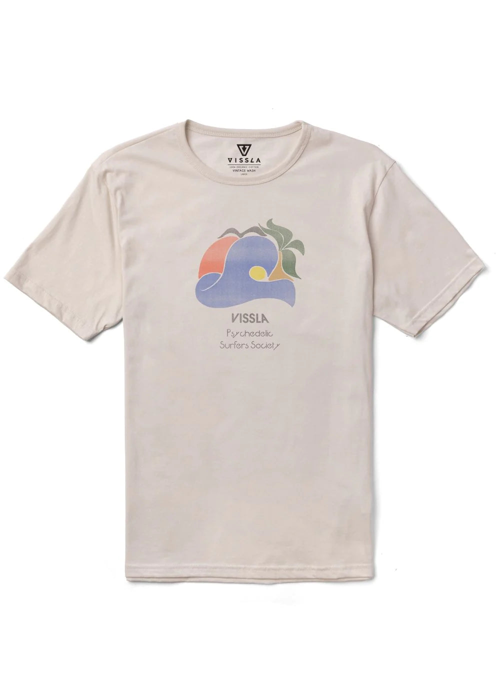 Psychedelic Wave Organic Tee - SoHa Surf Shop