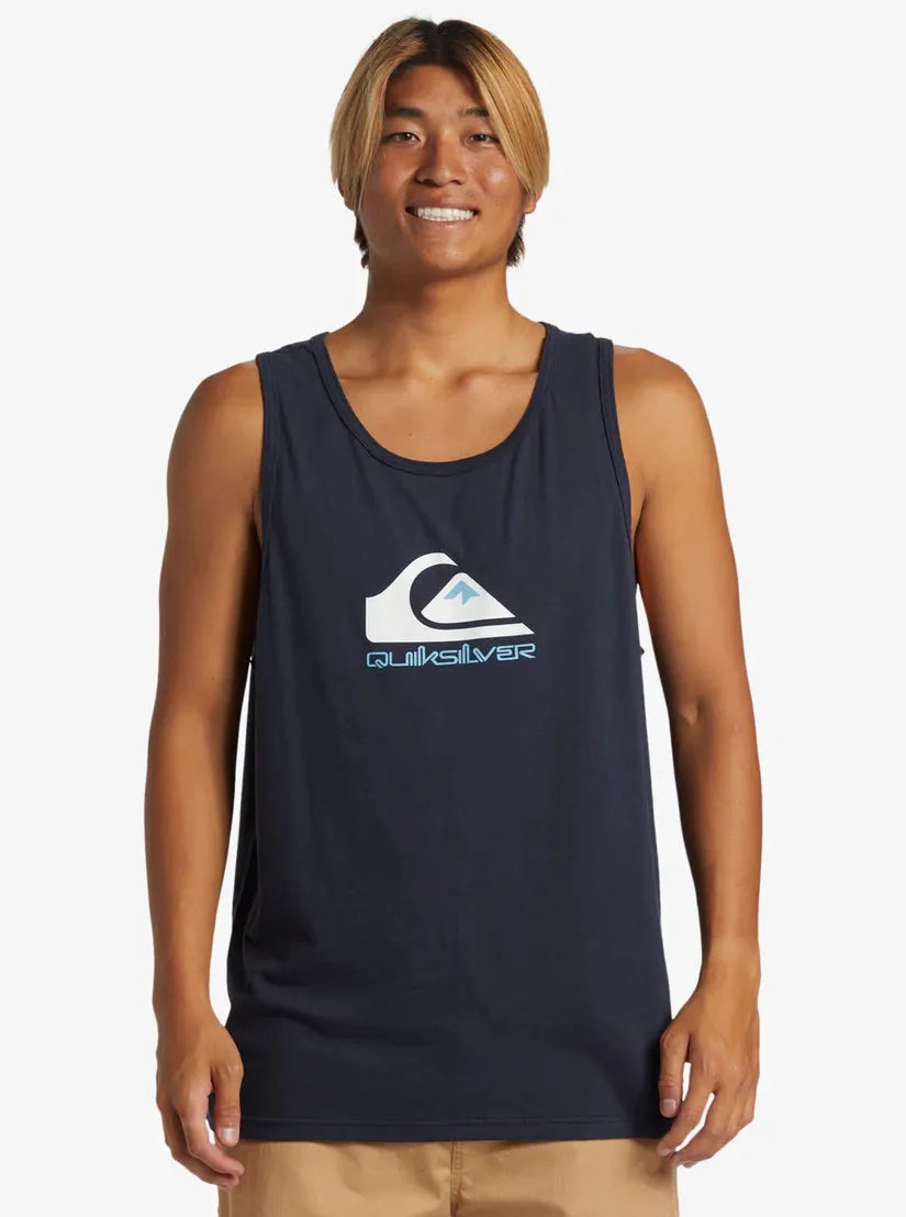 Quiksilver Men's Comp Logo Tank Navy pic 3 | SoHa Surf Shop