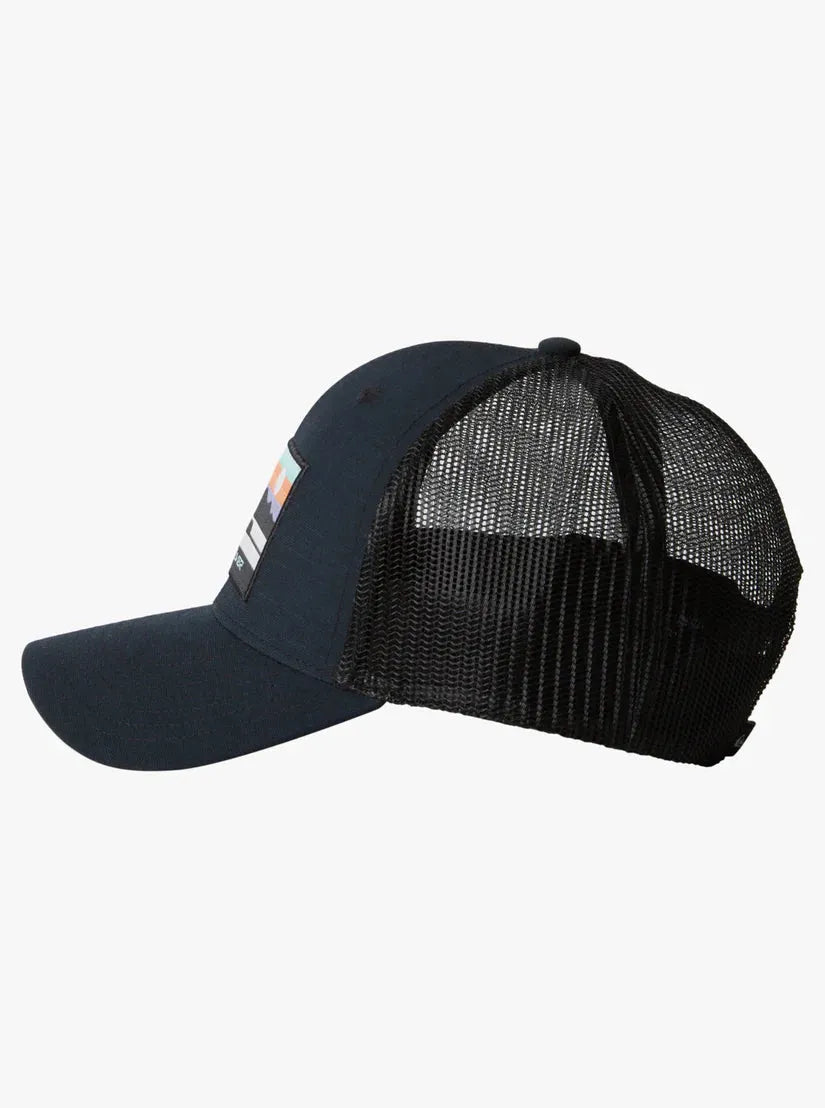 Quiksilver Men's Fabled Season Trucker Hat Black pic 3 | SoHa Surf Shop