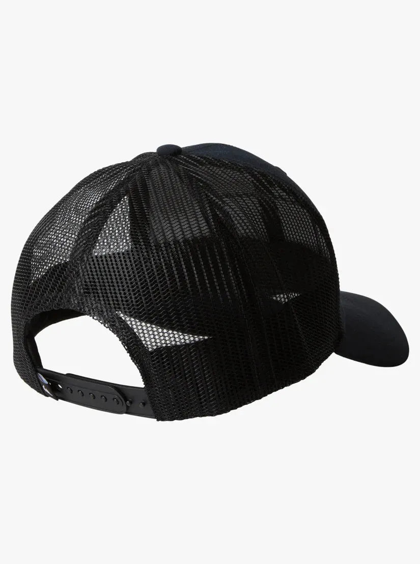 Quiksilver Men's Fabled Season Trucker Hat Black pic 4 | SoHa Surf Shop