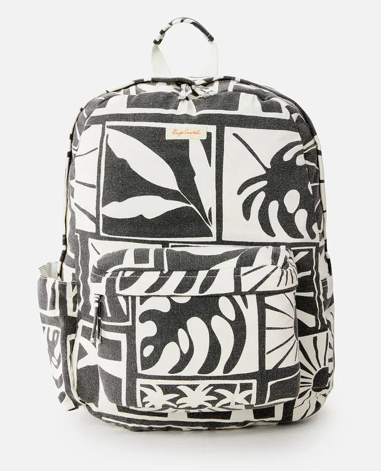 Ripcurl Canvas 18L Backpack Washed Black pic 1 | SoHa Surf Shop