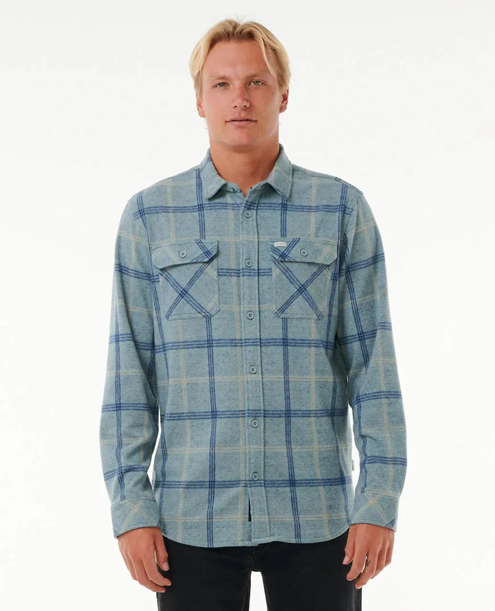 Ripcurl Men's Grid Long Sleeve Shirt - SoHa Surf Shop