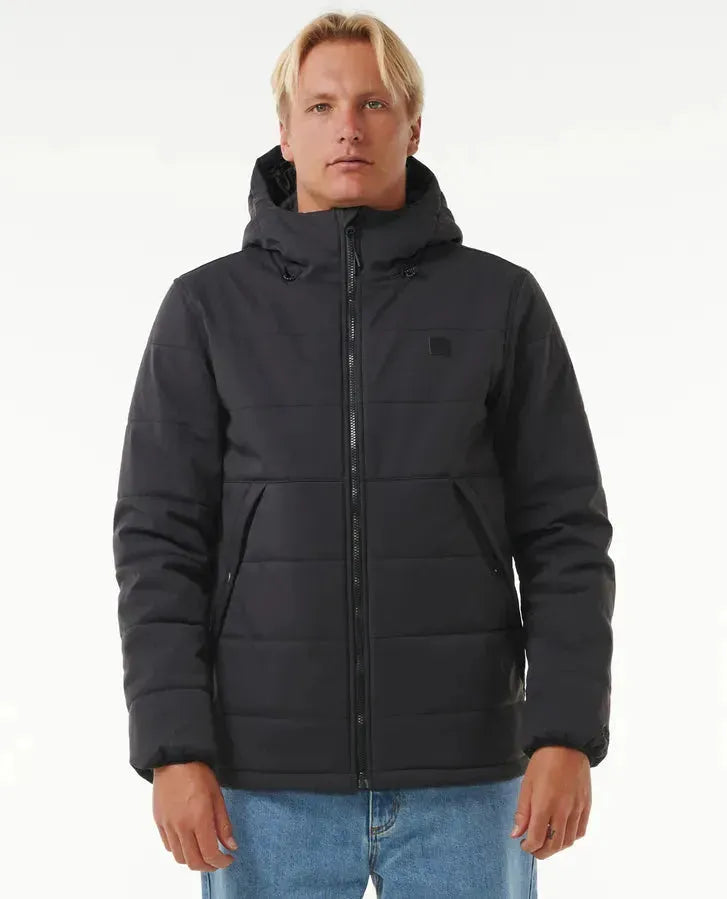 Ripcurl Men's Ridge Jacket Black pic 1 | SoHa Surf Shop