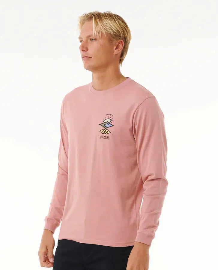 Ripcurl Men’s Search Icon Long Sleeve Tee - SoHa Surf Shop