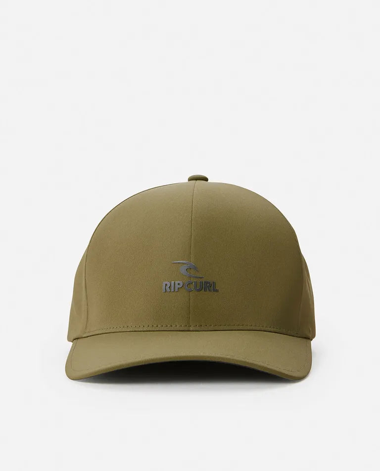 Ripcurl Men's Vaporcool Delta Flexfit Cap Olive pic 4 | SoHa Surf Shop