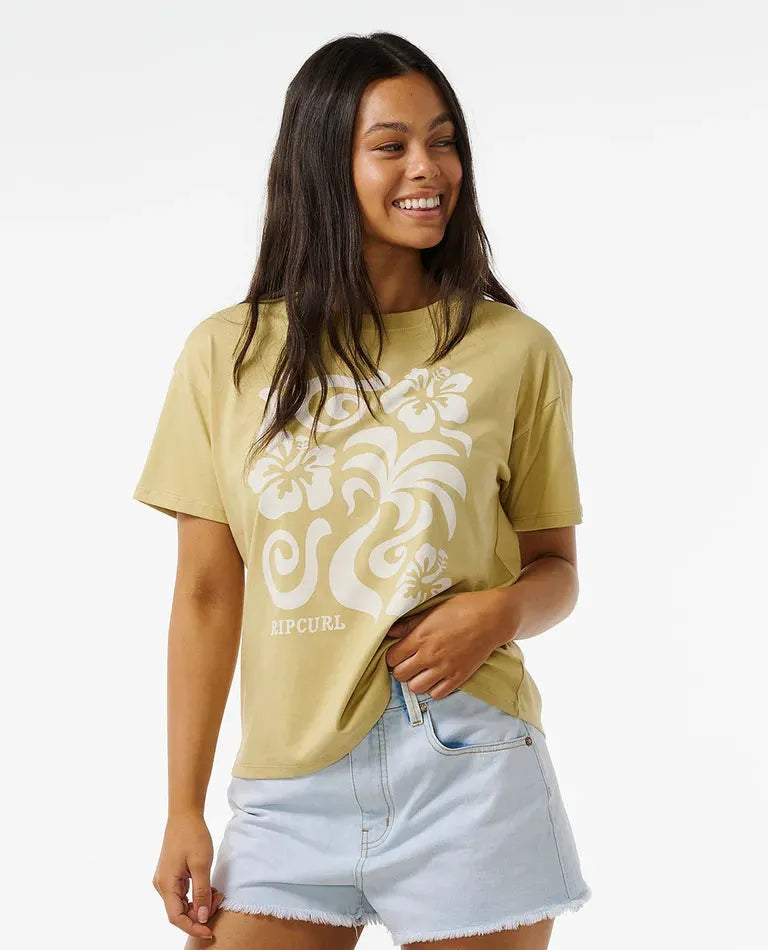 Ripcurl Women’s Aloha Relaxed Tee - SoHa Surf Shop