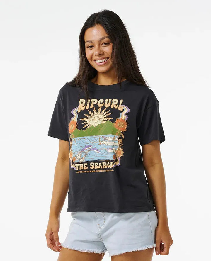 Ripcurl Women’s Wave Dancer Relaxed Tee - SoHa Surf Shop