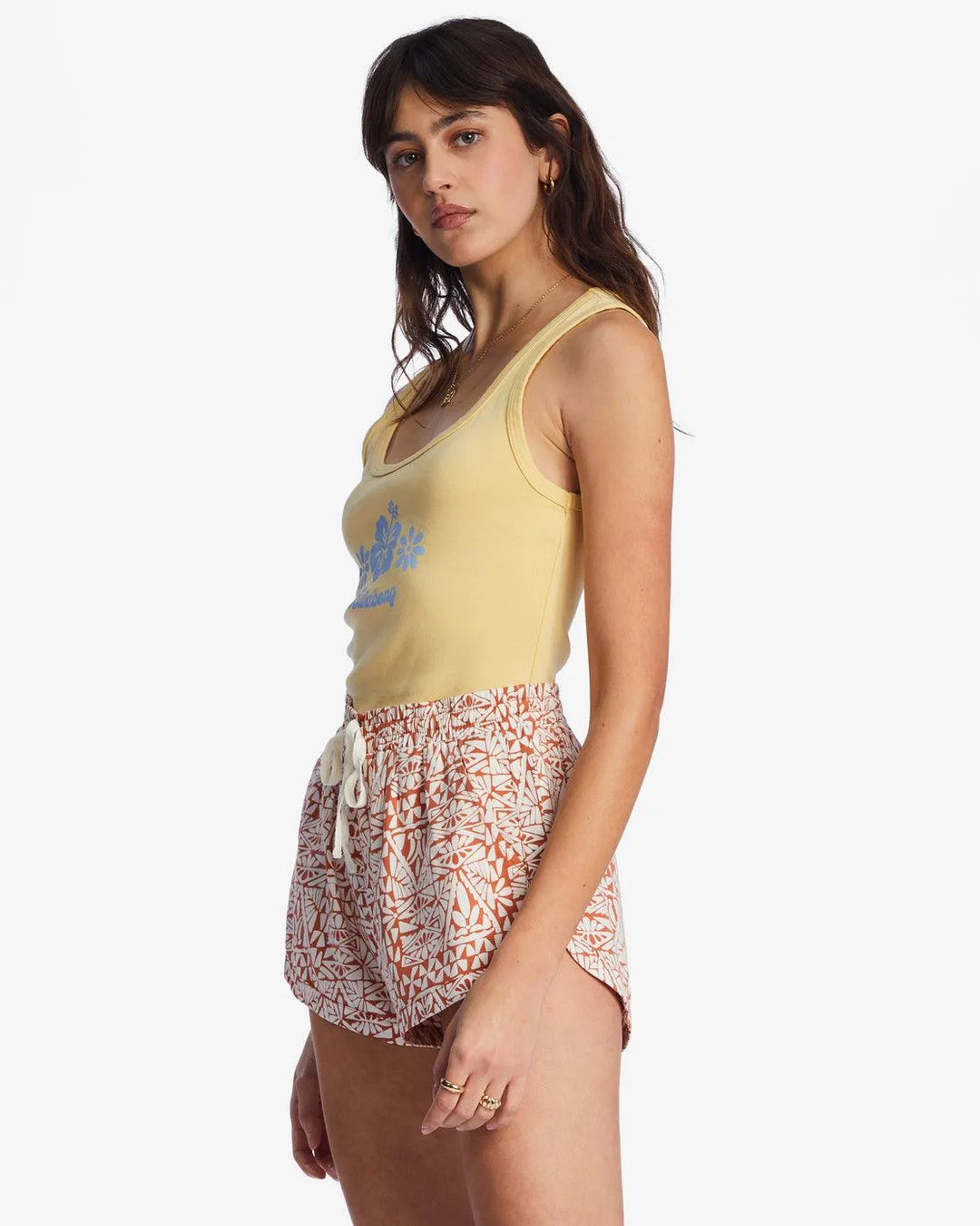 Road Trippin Print Elastic Shorts FINAL SALE - SoHa Surf Shop