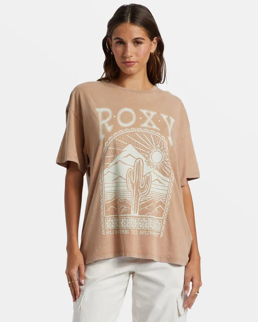 Roxy Saguaro Oversized T-Shirt CMJ pic 1 | SoHa Surf Shop