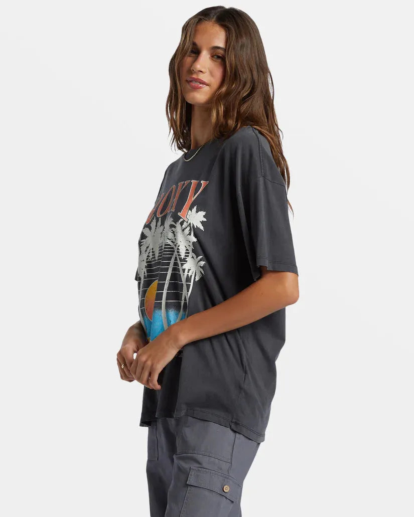 Roxy Women's Bring The Good Vibes Oversized Tee - SoHa Surf Shop