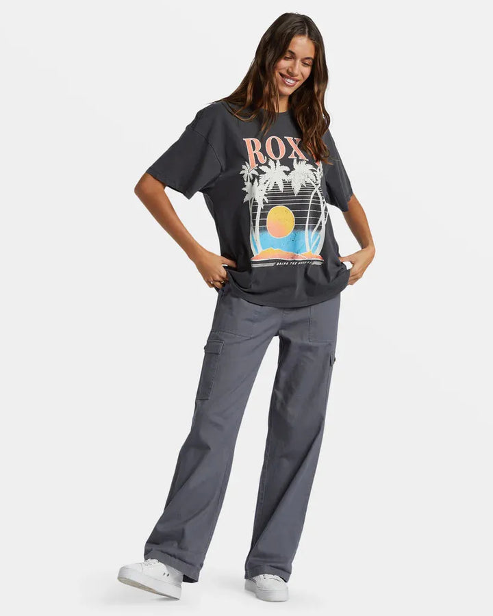 Roxy Women's Bring The Good Vibes Oversized Tee - SoHa Surf Shop