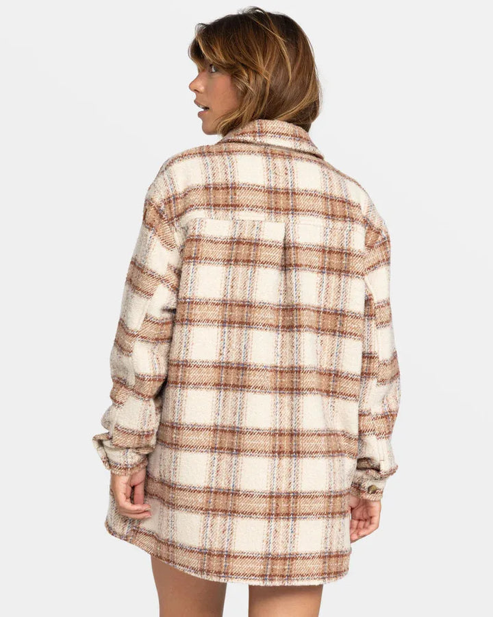 Roxy Women’s Check The Swell IIII Shacket - SoHa Surf Shop